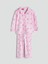 Yeni Sezon Barbie Baskılı Gömlek Yaka Kız Çocuk Pijama Takımı 1