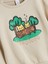 Yeni Sezon Bisiklet Yaka Baskılı Erkek Çocuk Sweatshirt 2