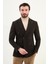 Düz Slim Fit Geniş Yaka Kruvaze Metal Düğmeli Erkek Ceket 1