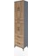 Hyperion Dolap 3 Raflı 4 Çekmeceli 4 Kapaklı 60X44X243 Antrasit-Çam 3