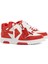 Out Of Office Kırmızı Beyaz Erkek Deri Sneaker 2