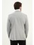 Çizgili Slim Fit Geniş Yaka Kruvaze Yün Erkek Ceket 5