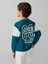 Yeni Sezon Bisiklet Yaka Baskılı Erkek Çocuk Sweatshirt 1