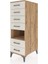 Kronos Dolap Tek Raflı 6 Çekmeceli 44X59X134 Çam-Aytaşı 3