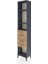 Arges Dolap 3 Raflı 3 Çekmeceli 44X30X221 Antrasit-Çam 3