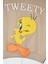 Kız Çocuk %100 Pamuk Tweety Nakışlı Paça Lastikli Trend Takım - 2147 4
