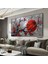 Kırmızının Muhteşem Birleşimi Kanvas (Led) Işıklı Tablo 1