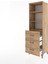 Hyperion Dolap 3 Raflı 3 Çekmeceli 60X44X195 Çam-Çam 4