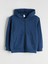 Yeni Sezon Kapüşonlu Basic Uzun Kollu Erkek Çocuk Fermuarlı Sweatshirt 1