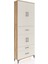 Arges Dolap 4 Raflı 3 Çekmeceli 4 Kapaklı 88X30X243 Çam-Aytaşı 2