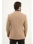 Düz Slim Fit Geniş Yaka Kruvaze Metal Düğmeli Erkek Ceket 5