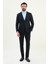 Desenli Slim Fit Mono Yaka Yün Erkek Takım Elbise 3