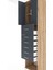 Hyperion Dolap 2 Raflı 6 Çekmeceli 2 Kapaklı 60X44X243 Çam-Antrasit 5