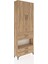 Arges Dolap 5 Raflı 3 Çekmeceli 2 Kapaklı 88X30X243 Çam-Çam 2