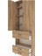 Arges Dolap 5 Raflı 3 Çekmeceli 2 Kapaklı 88X30X243 Çam-Çam 5