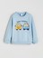 Yeni Sezon Bisiklet Yaka Baskılı Erkek Çocuk Sweatshirt 1