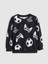 Yeni Sezon Bisiklet Yaka Erkek Çocuk Sweatshirt 2'li 3