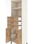 Hyperion Dolap 3 Raflı 3 Çekmeceli 2 Kapaklı 60X44X195 Aytaşı-Çam 5
