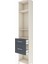 Arges Dolap 3 Raflı 2 Çekmeceli 44X30X221 Aytaşı-Antrasit 5
