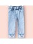 Kız Çocuk Pantolon Denim Tavşan Nakış Dar Kesim 1