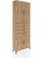 Arges Dolap 3 Raflı 4 Çekmeceli 4 Kapaklı 88X30X243 Çam-Çam 2
