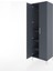 Hyperion Dolap 3 Raflı 2 Kapaklı Tek Askılı 60X44X195 Antrasit-Antrasit 4