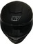 Gp My Helmet MKS001-MB Yarış Spoiler Güneş Vizörlü Şeffaf Full Face Motosiklet Kaskı M 2