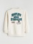 Yeni Sezon Bisiklet Yaka Baskılı Erkek Çocuk Sweatshirt 2