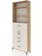 Arges Dolap 4 Raflı 4 Çekmeceli 2 Kapaklı 88X30X243 Çam-Aytaşı 3