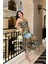 Kadın Multi Desenli Polyester Straplez Uzun Elbise 3