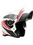 Gp My Helmet MKS002-WRB Güneş Vizörlü Şeffaf Çene Açılır Motosiklet Kaskı L 3
