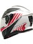 Gp My Helmet MKS002-WRB Güneş Vizörlü Şeffaf Çene Açılır Motosiklet Kaskı L 5