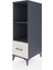 Kronos Dolap 2 Raflı Tek Çekmeceli 44X59X134 Antrasit-Aytaşı 3