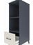 Kronos Dolap 2 Raflı Tek Çekmeceli 44X59X134 Antrasit-Aytaşı 5