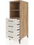Kronos Dolap 2 Raflı 4 Çekmeceli 44X59X134 Çam-Aytaşı 4