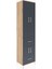 Hyperion Dolap 5 Raflı 2 Çekmeceli 4 Kapaklı 60X44X243 Çam-Antrasit 2
