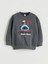 Yeni Sezon Bisiklet Yaka Baskılı Erkek Çocuk Sweatshirt 1