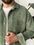 Bayaygün 5103 Oversize Kadife Gomlek _yeşil 3