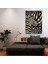 “zebra Portresi – Siyah Beyaz Modern Sanat Tablosu” 1
