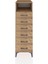 Kronos Dolap Tek Raflı 6 Çekmeceli 44X59X134 Çam-Çam 1