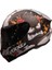 Axxıs Draken Baker Siyah-Gri-Kırmızı Fullface Kask (Siyah+Şeffaf Camlı) 1