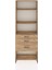 Arges Dolap 3 Raflı 3 Çekmeceli 88X30X243 Çam-Çam 1