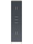 Hyperion Dolap 5 Raflı 3 Çekmeceli 4 Kapaklı 60X44X243 Aytaşı-Antrasit 1