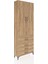 Arges Dolap 3 Raflı 4 Çekmeceli 2 Kapaklı 88X30X243 Çam-Çam 2