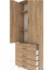 Arges Dolap 3 Raflı 4 Çekmeceli 2 Kapaklı 88X30X243 Çam-Çam 5