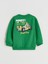Yeni Sezon Bisiklet Yaka Nostaljik Maymun Baskılı Erkek Çocuk Sweatshirt 4