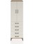 Hyperion Dolap Tek Raflı 5 Çekmeceli Tek Askılı 60X44X195 Çam-Aytaşı 1