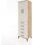 Hyperion Dolap Tek Raflı 5 Çekmeceli Tek Askılı 60X44X195 Çam-Aytaşı 3