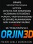 ORJIN3D Plaka Anahtarlık (Karanlıkta Parlayan) 5