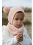 Ponponlu Unisex El Örgüsü Bebek/çocuk Bere-Boyunluk Takımı 4